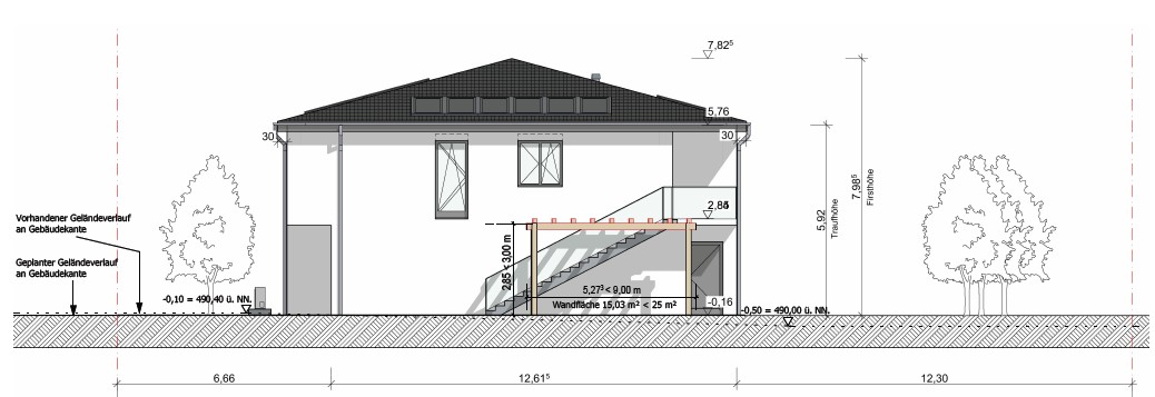 Fassade - Carport