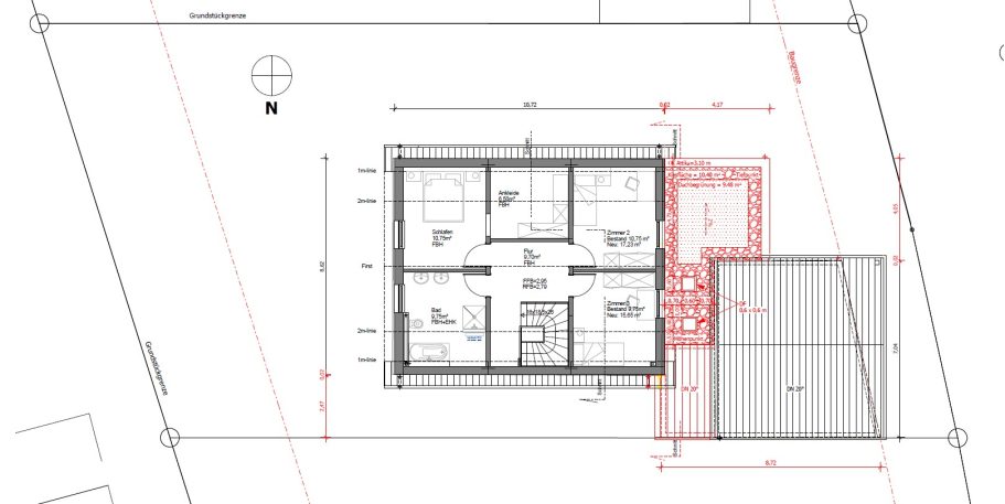 Grundriss Obergeschoss